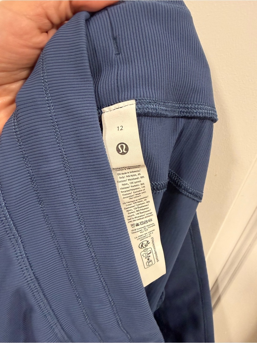 Lululemon Dance Studio Joggers Blue Size 12 - Picture 5 of 6